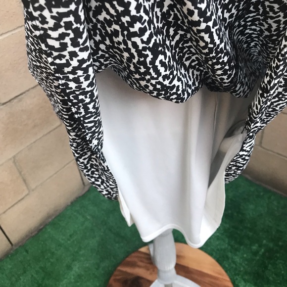 Express Cap Sleeve Printed Dress EUC - Picture 8 of 8